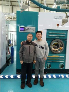 尤薩助力客來安洗衣工廠四臺40kg大型干洗機(jī)！